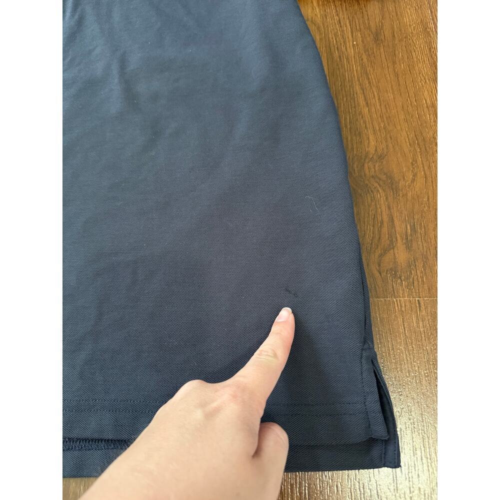 Psycho Bunny Classic Pique Polo Shirt Navy Sz 6 (Large) Embroidered Logo Preppy - Picture 6 of 8